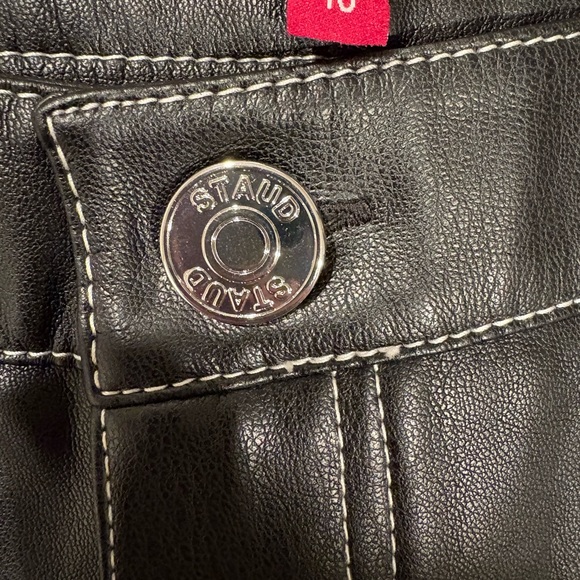 STAUD Elliot Faux-Leather Pants - Picture 6 of 14